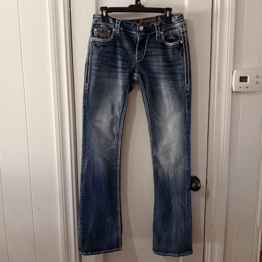 Rock Revival Maggie Boot Easy Jeans Women's Size 29